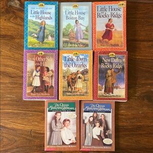8 Little House & Dr. Quinn Vintage 90s Lot of Eight Paperback Books